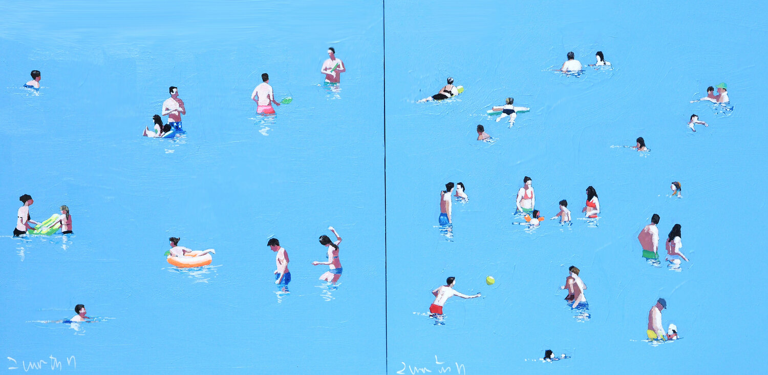 Menorca II diptych Carlos Martin