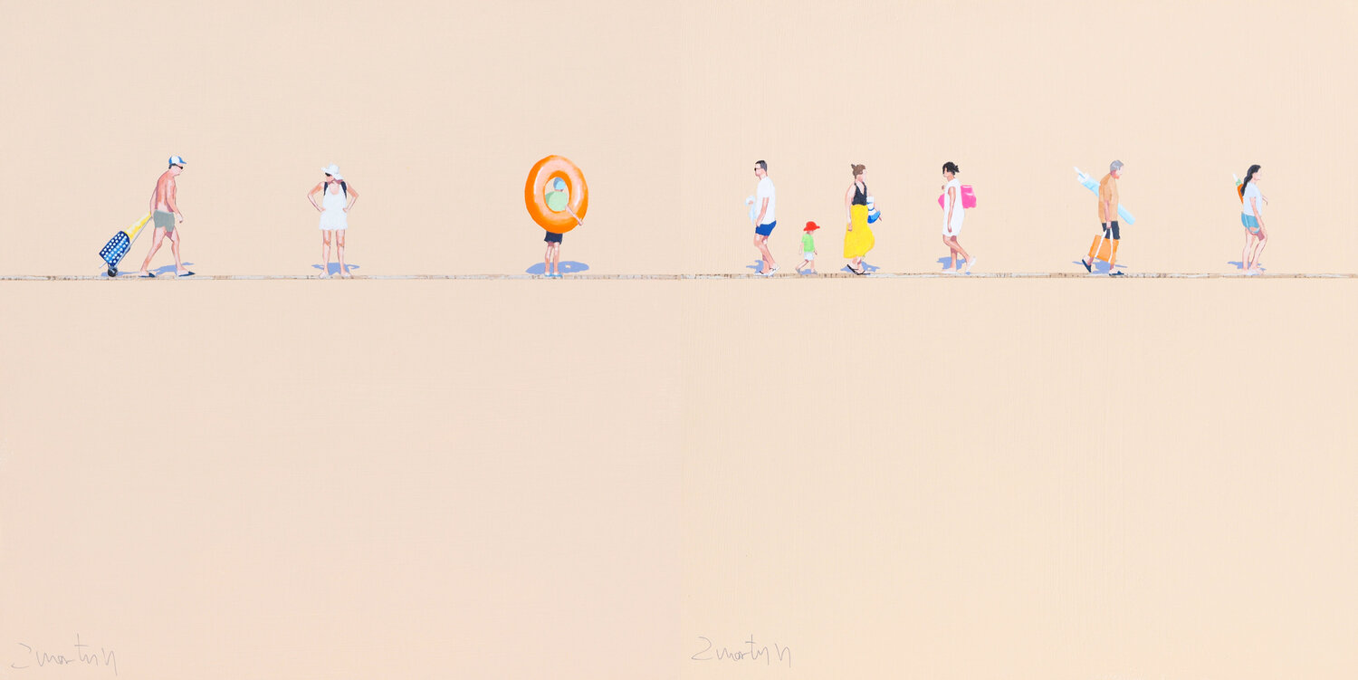 Beach day (diptych) Carlos Martin
