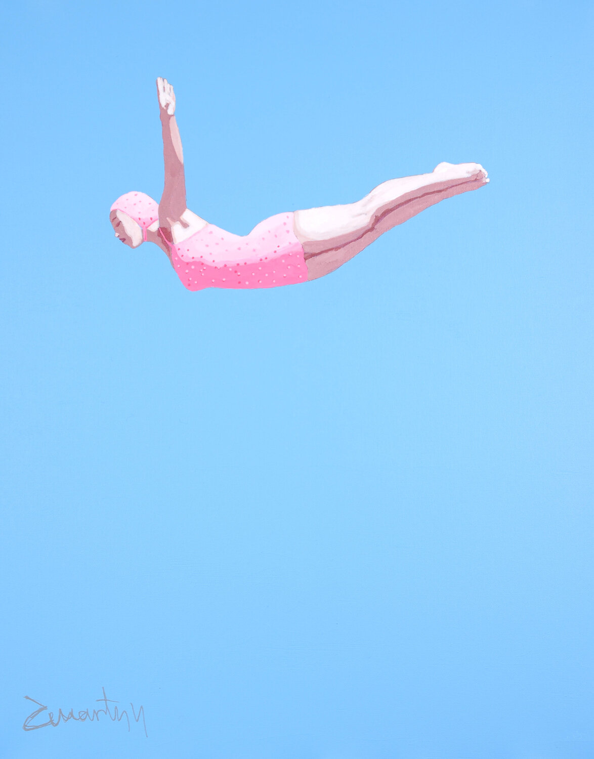 Pink Jump II Carlos Martin
