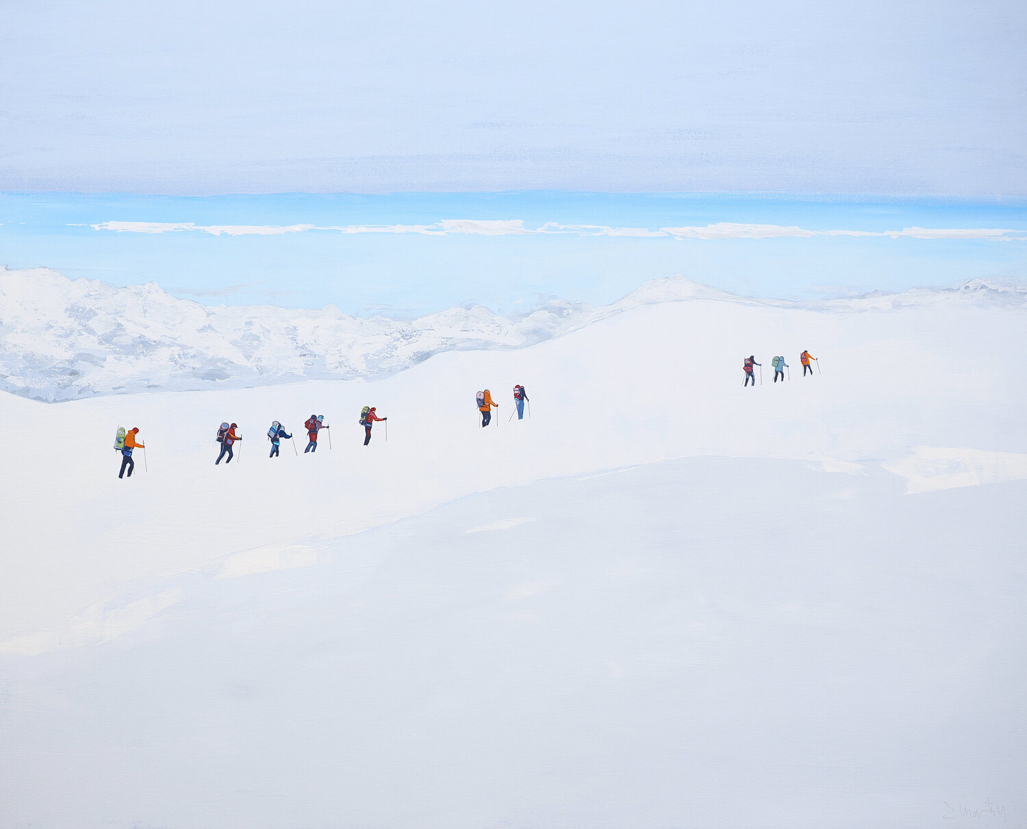 The mountain ascent Carlos Martin