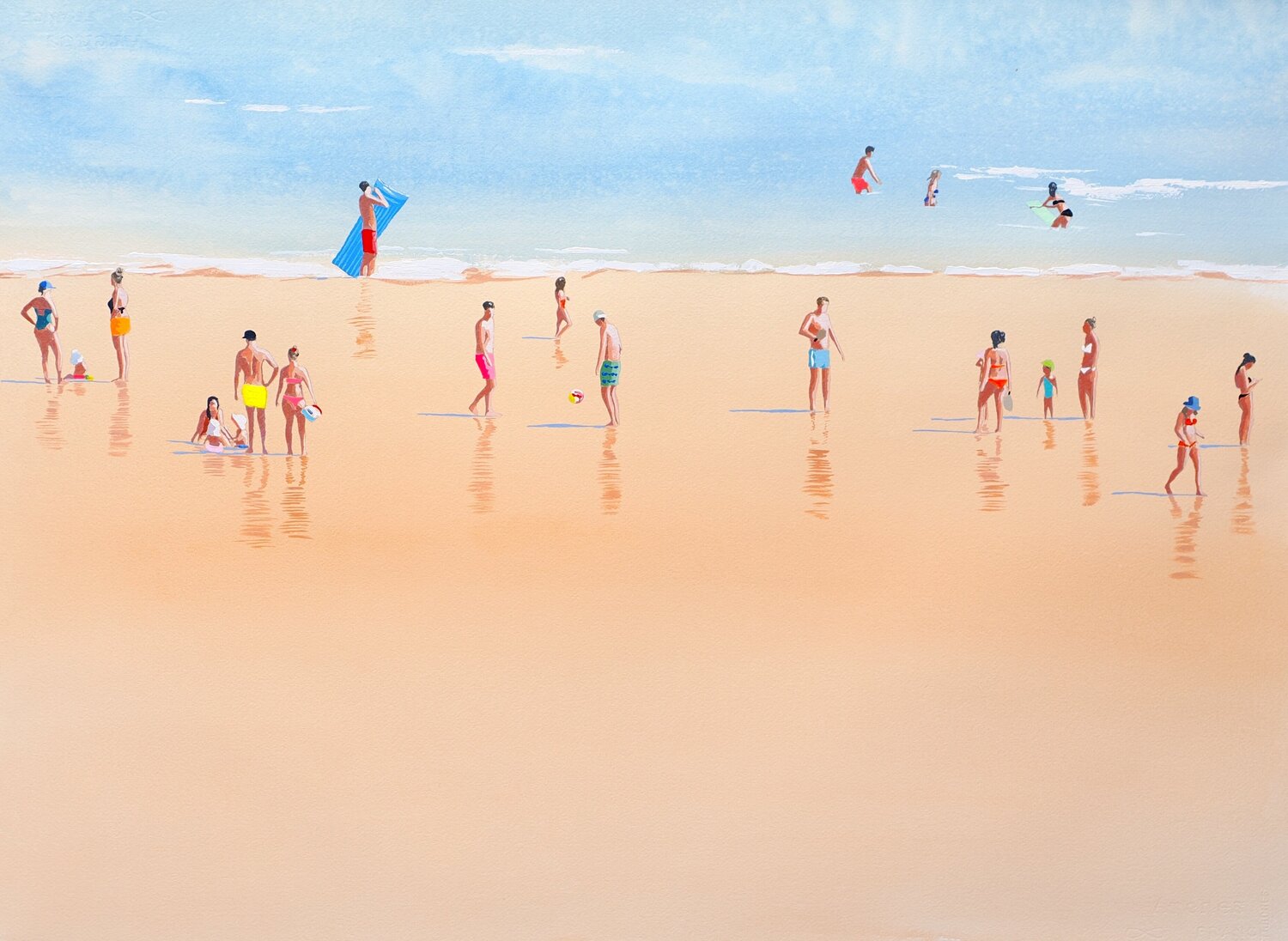 Shoreline Sunday HB25 (Framed) Carlos Martin