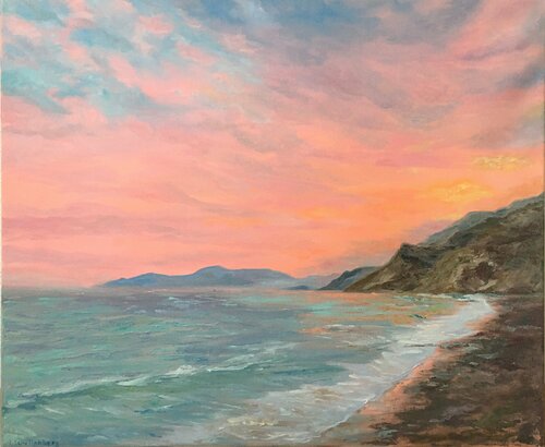 MOTHER-OF-PEARL DAWN di Lusie Schellenberg, Pittura in vendita su Singulart