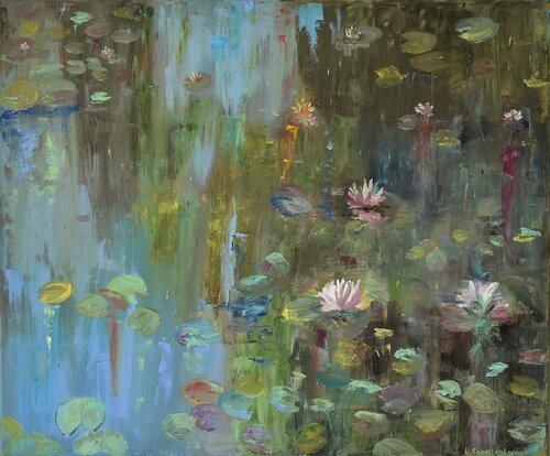 Pond van Lusie Schellenberg, Schilderij te koop op Singulart