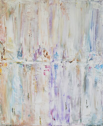 The touch of winter di Lusie Schellenberg, Pittura in vendita su Singulart