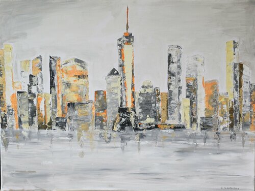 Manhattan di Lusie Schellenberg, Pittura in vendita su Singulart