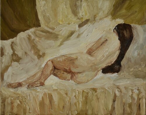 Sleeping by Lusie Schellenberg, Painting for Sale on Singulart