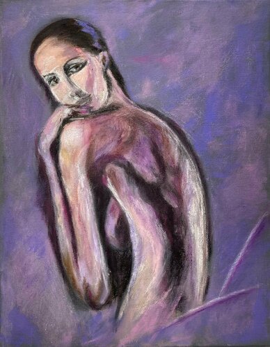 INDIGO von Lusie Schellenberg, Malerei kaufen auf Singulart