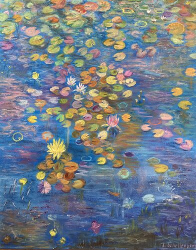 A scattering of colors di Lusie Schellenberg, Pittura in vendita su Singulart