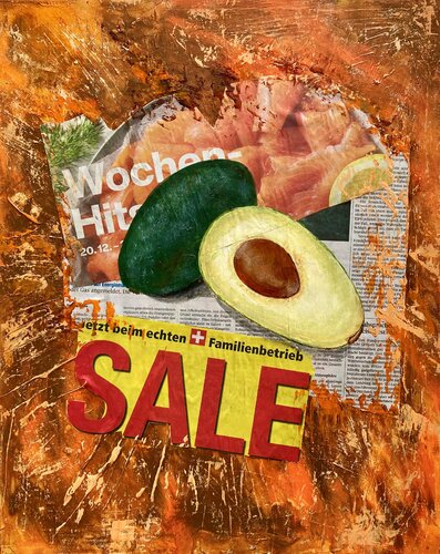AVOCADO von Lusie Schellenberg, Malerei kaufen auf Singulart