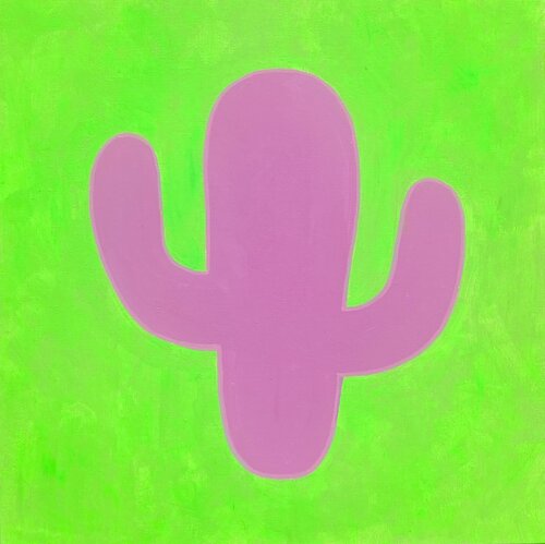 Kaktus Nr.7 (Acid Touch)Saure Berührung di Lusie Schellenberg, Pittura in vendita su Singulart