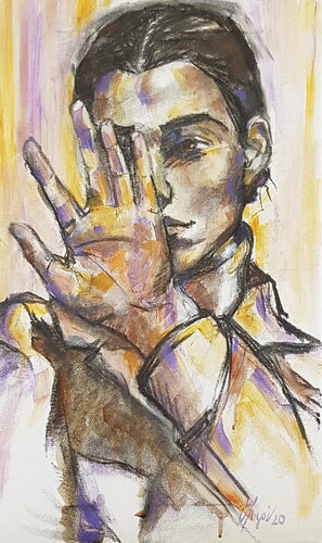 Non voglio van Elisabetta Rogai, Schilderij te koop op Singulart