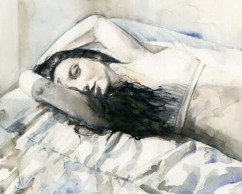 Giclée Print (30x40 cm) - Meri von Anna Dart, Druck kaufen auf Singulart