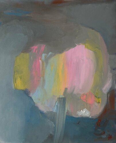 Space Gap (49x61 cm) von Anna Dart, Malerei kaufen auf Singulart