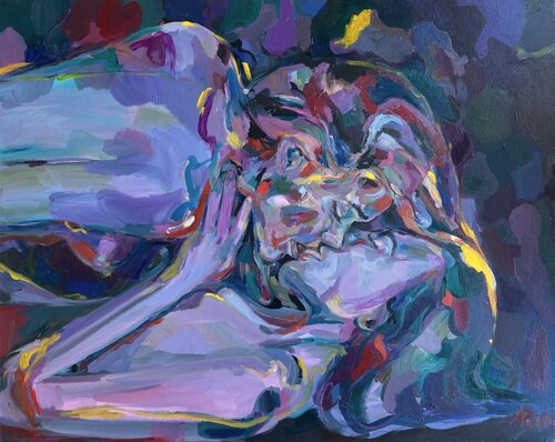 Crystal-Clear (65x80 cm) - XL di Anna Dart, Pittura in vendita su Singulart