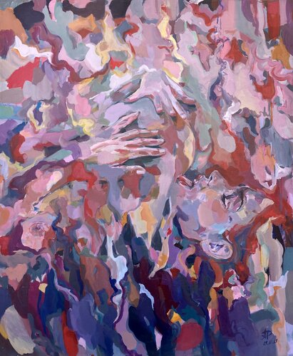 Antimatter (100x120 cm) - XXL di Anna Dart, Pittura in vendita su Singulart
