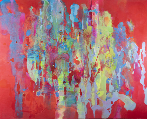 Les larmes du soleil di Marie-Pierre Autonne, Pittura in vendita su Singulart