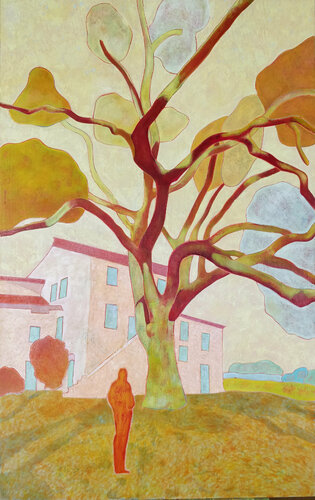 Le platane de Montréal by Marie-Pierre Autonne, 회화 for Sale on Singulart