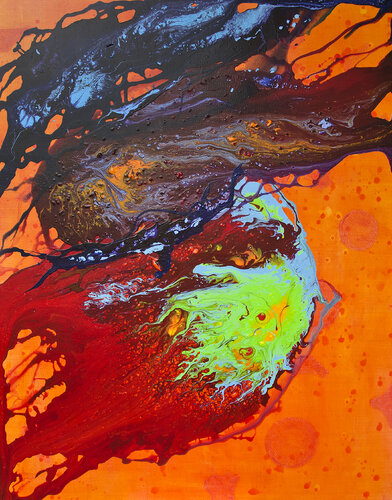 Le silence de deux mondes by Marie-Pierre Autonne, 회화 for Sale on Singulart