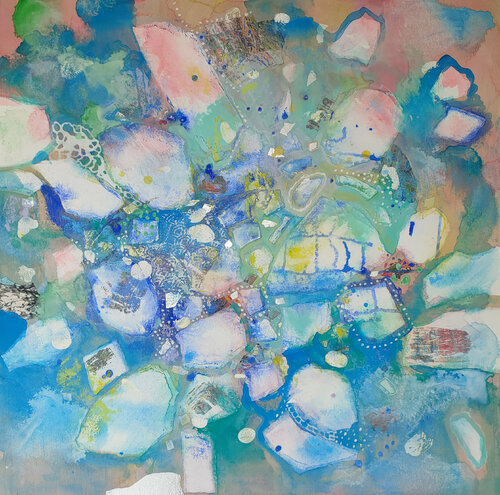 Les frissons du printemps by Marie-Pierre Autonne, 회화 for Sale on Singulart