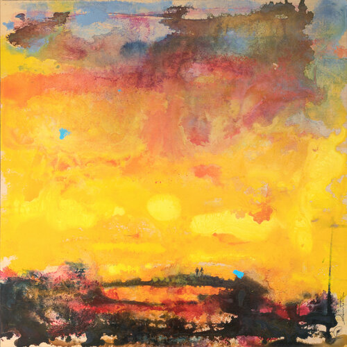 Où sont les colibris ? par Marie-Pierre Autonne, Peinture en vente sur Singulart