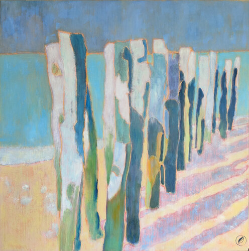 Les sentinelles de Saint-Malo 2 by Marie-Pierre Autonne, 회화 for Sale on Singulart