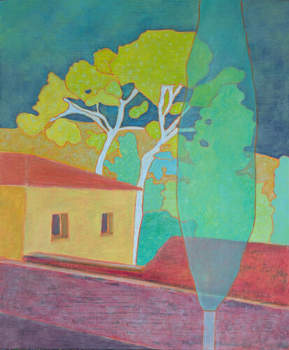 Les verts imaginaires by Marie-Pierre Autonne, 회화 for Sale on Singulart