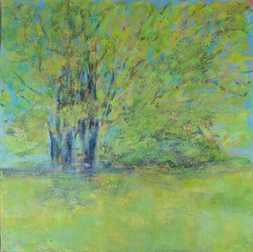 Un jour dans le vert by Marie-Pierre Autonne, 회화 for Sale on Singulart