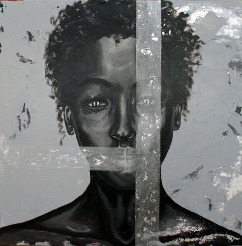 SILVER van Karin Doering, Schilderij te koop op Singulart