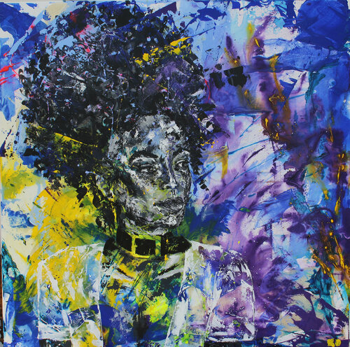 GIRL WITH A BELT di Karin Doering, Pittura in vendita su Singulart