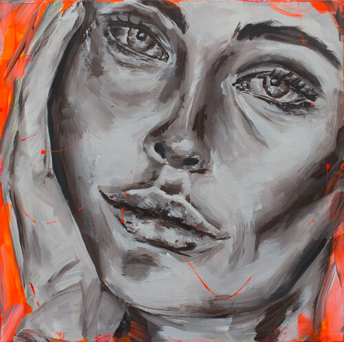 VERSUNKEN IN MIR van Karin Doering, Schilderij te koop op Singulart