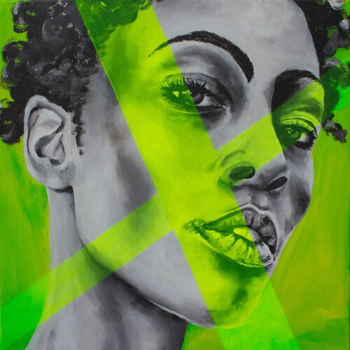 GREENER ON THE OTHER SIDE de Karin Doering, Pintura a la venta en Singulart