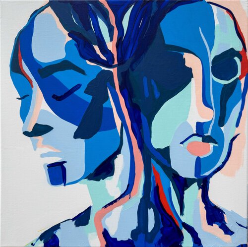 DIALOG - VERBUNDENHEIT by Karin Doering, Painting for Sale on Singulart