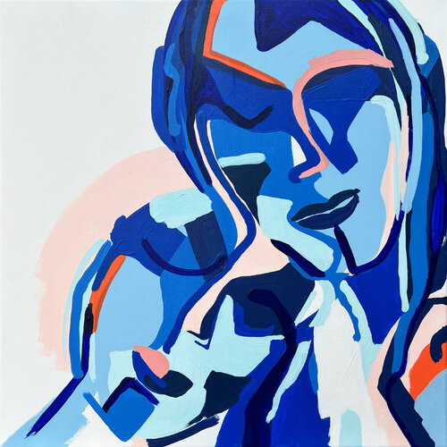 DIALOG - NÄHE by Karin Doering, Painting for Sale on Singulart