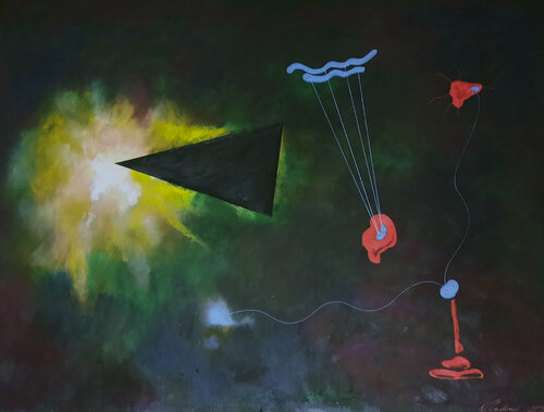 The Black Triangle di Vladimir Kolosov, Pittura in vendita su Singulart