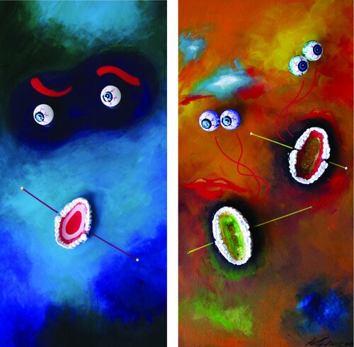 WOW! (It is surprised - They are surprised) de Vladimir Kolosov, Otros medios a la venta en Singulart