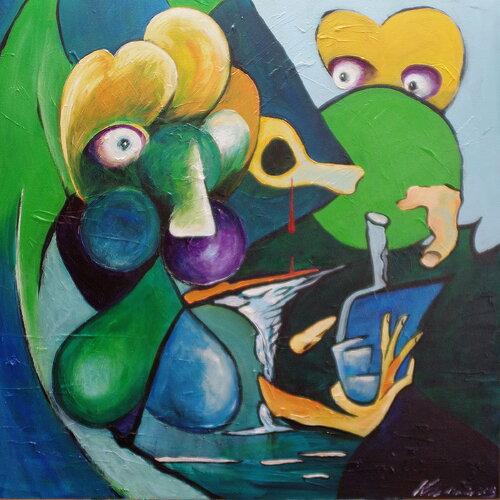 Death of Socrates van Vladimir Kolosov, Schilderij te koop op Singulart