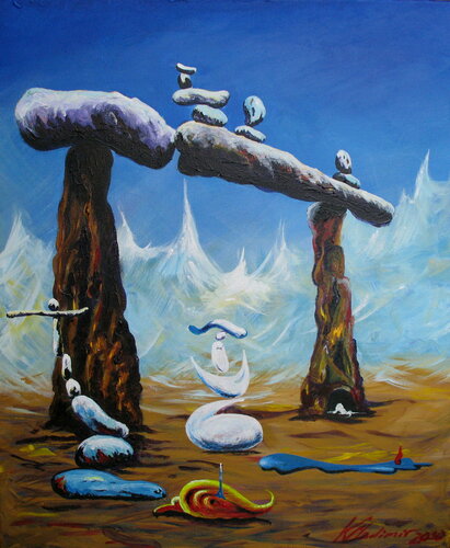 Watchers at Olympics 2010 by Vladimir Kolosov, Painting for Sale on Singulart
