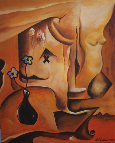 Memories of the fleeting encounters van Vladimir Kolosov, Schilderij te koop op Singulart