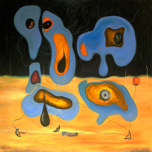 Saturnalia in a Ghost Town di Vladimir Kolosov, Pittura in vendita su Singulart