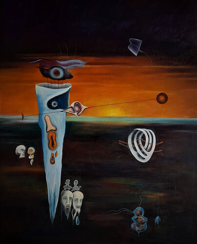 Unwillingness to notice obvious di Vladimir Kolosov, Pittura in vendita su Singulart