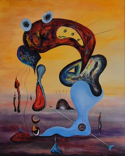 Materialization of the new sensations of reason par Vladimir Kolosov, Peinture en vente sur Singulart