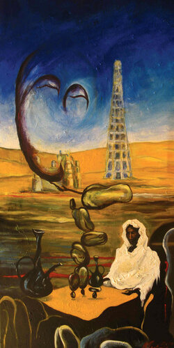 Anatomy of the coffee ceremony di Vladimir Kolosov, Pittura in vendita su Singulart