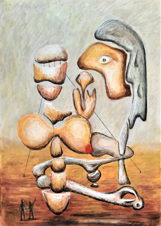Archaeologists Vladimir Kolosov