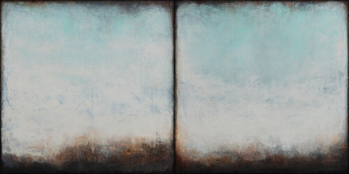 4am (dyptich) van Lukasz Olek, Schilderij te koop op Singulart