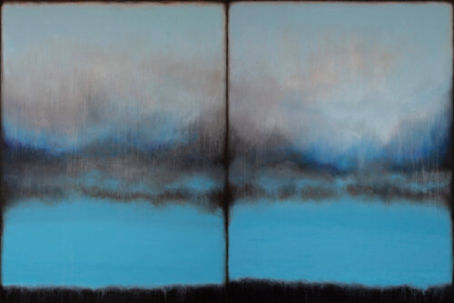 Strange Time, Dark Days di Lukasz Olek, Pittura in vendita su Singulart