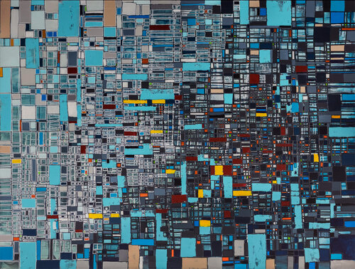 Cityscape van Lukasz Olek, Schilderij te koop op Singulart
