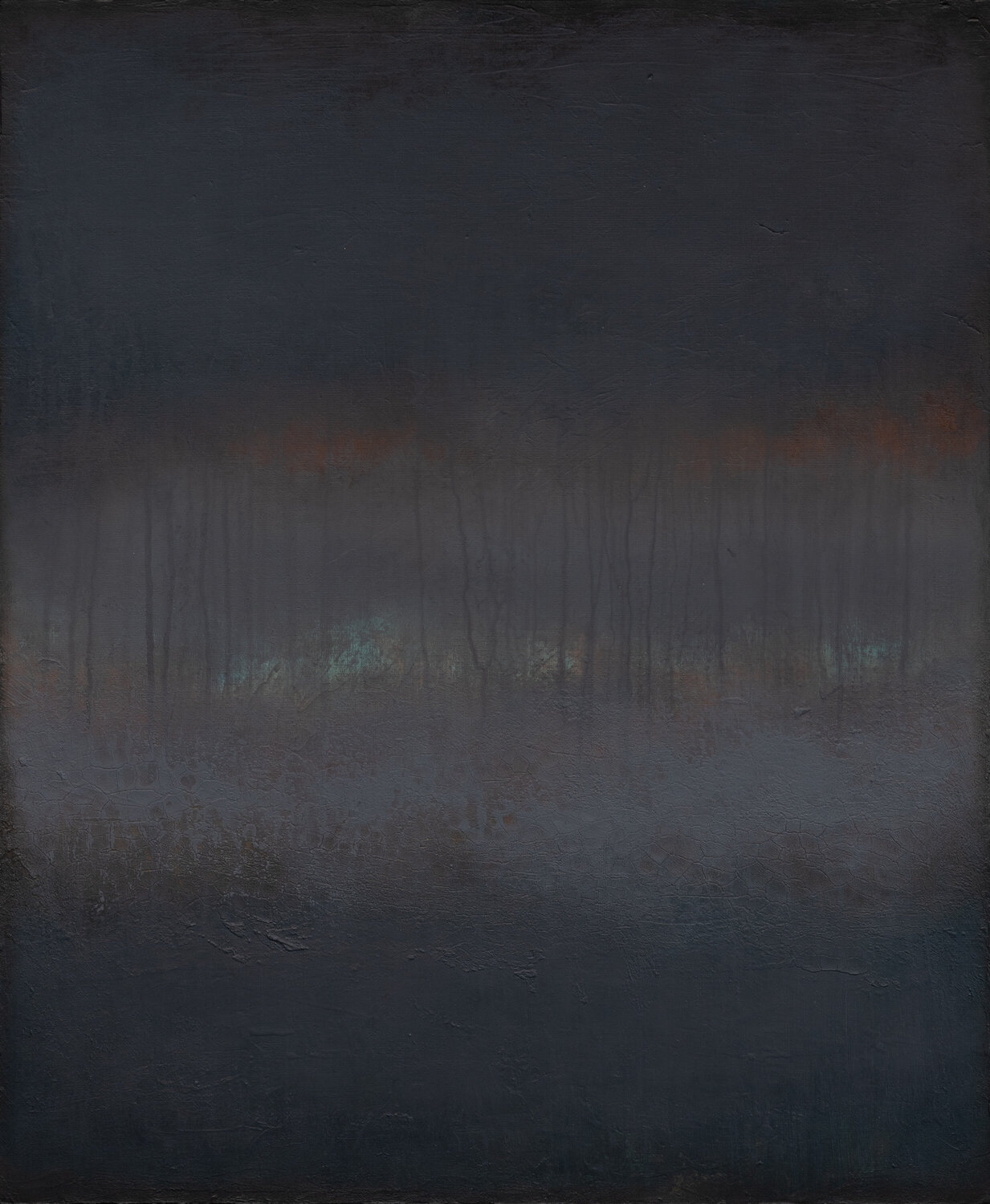 Little Black Cloud Lukasz Olek Origineel schilderij te koop