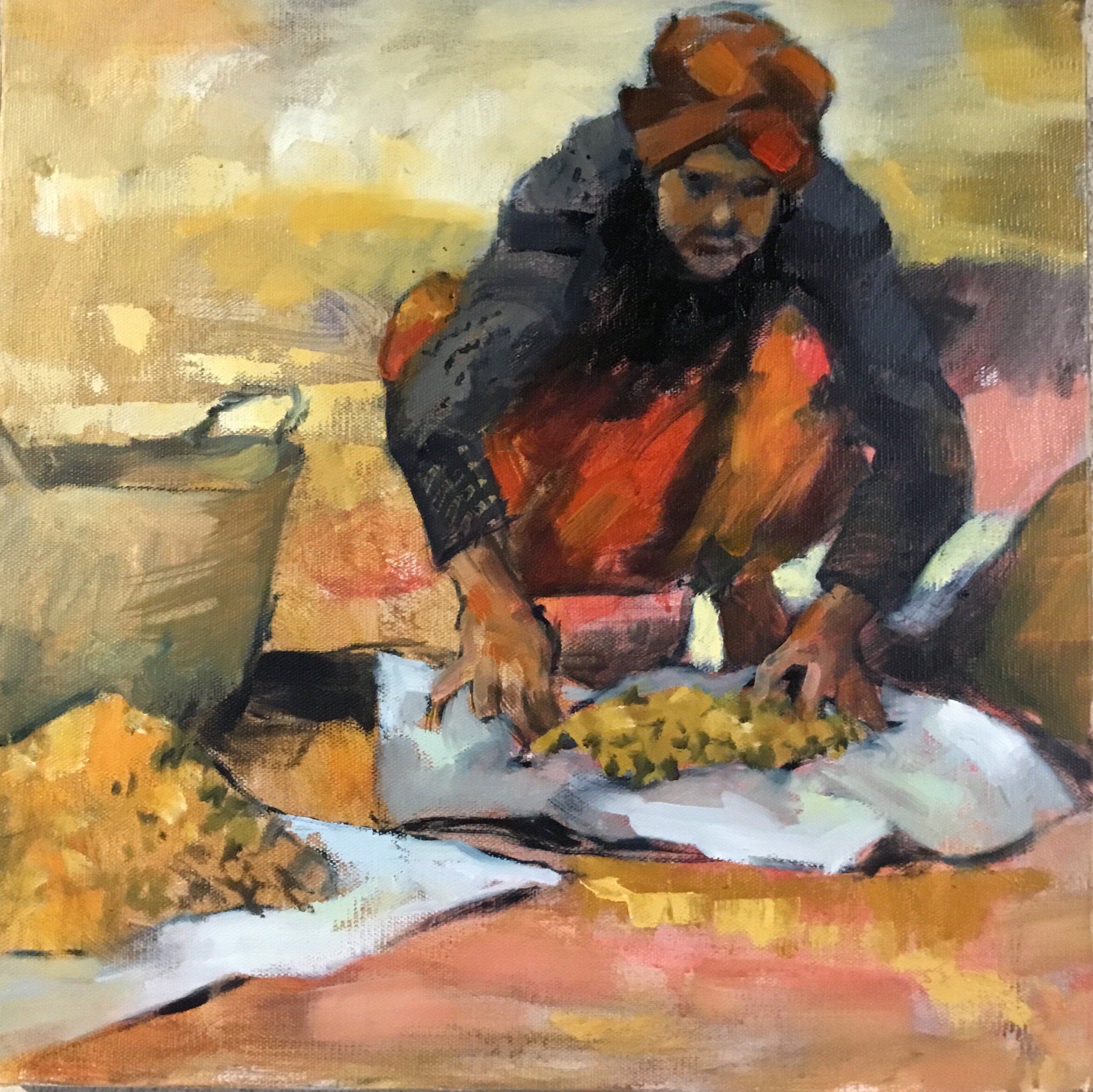 Thema landwirtschaft Gemälde