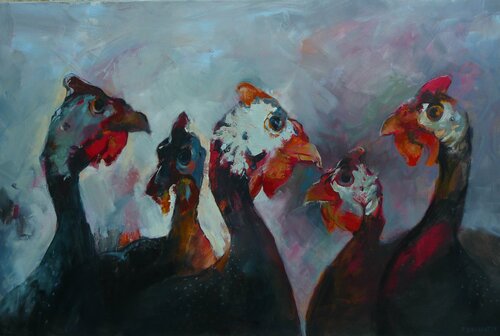 conversation von Florence Dias-Looten, Malerei kaufen auf Singulart