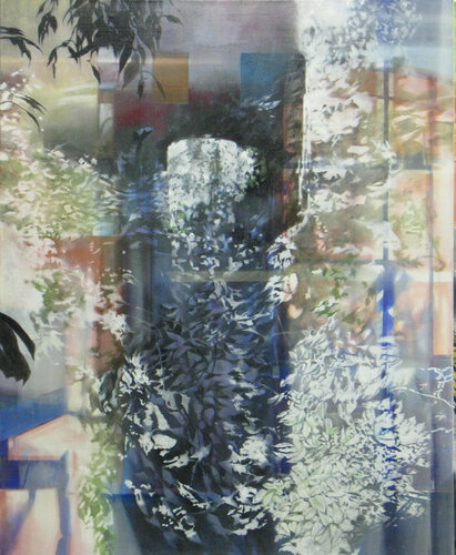 Interieur- Exterieur von richard jurtitsch, Malerei kaufen auf Singulart